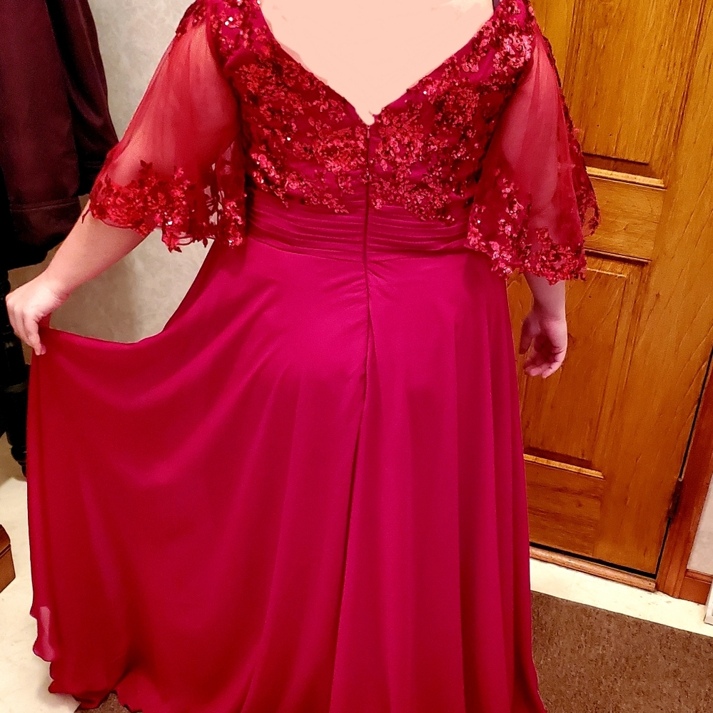 A line evening dress, brand new with tags!